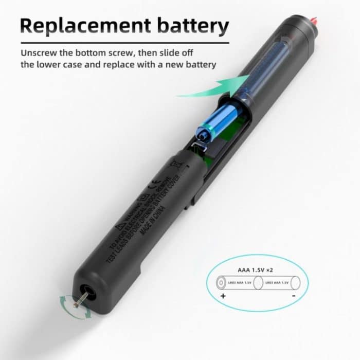 BSIDE Z5 Smart Pen Multimeter Hintergrundbeleuchtung LCD 6000 zählt automatischer Spannungsdetektor – Bild 4