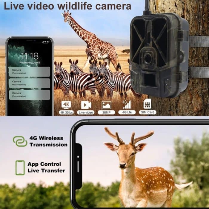 50MP + 4K Outdoor Regen Nebel Prävention Infrarot Tracking Jagd Kamera mit EU Stecker Adapter, HC-940A-Li – Bild 5