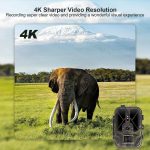 50MP + 4K Outdoor Regen Nebel Prävention Infrarot Tracking Jagd Kamera mit EU Stecker Adapter, HC-940A-Li – Bild 9