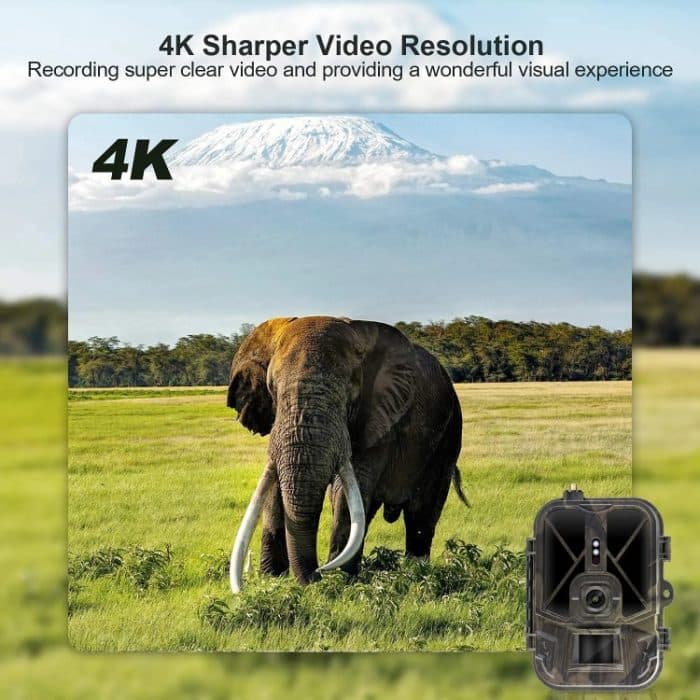 50MP + 4K Outdoor Regen Nebel Prävention Infrarot Tracking Jagd Kamera mit EU Stecker Adapter, HC-940A-Li – Bild 9