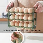 Kühlschrank-Flip-Type-Eier-Aufbewahrungsregal, Eier-Frischhaltebox, Small, Medium, Large – Bild 6