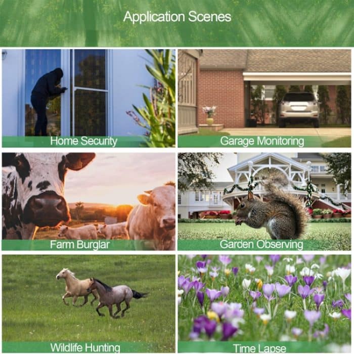 20 MP 2K Wildtierjagd-Hinterkamera, Fotofallen, Nachtsicht, 4G, SMS, MMS, SMTP, Mobilfunk-Überwachungskamera, HC-900LTE – Bild 11