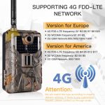 20 MP 2K Wildtierjagd-Hinterkamera, Fotofallen, Nachtsicht, 4G, SMS, MMS, SMTP, Mobilfunk-Überwachungskamera, HC-900LTE – Bild 7