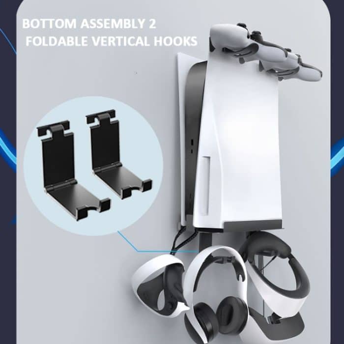 Für die PS5-Konsole iplay. Wandhalterung zur Aufbewahrung von Controllern/VR-Brillen/Kopfhörern, HBP-528 – Bild 8