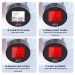 BSIDE ASTS Stromkreisanalysator-Steckerleistungstester, US Plug, EU Plug, UK Plug – Bild 7