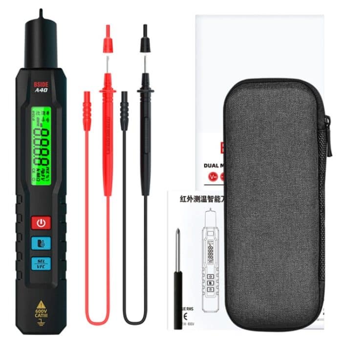 BSIDE A40 Infrarot-Thermometer, elektrischer Stifttyp, intelligentes Multimeter, VFC-Inverter-Spannungsprüfer, A40 – Bild 2
