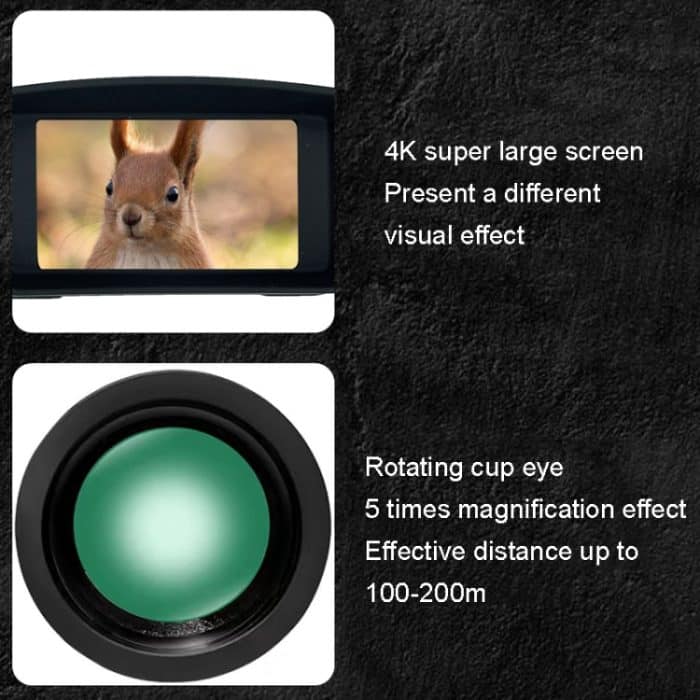 4K HD Infrarot-Doppelrohr-Teleskop-Nachtsichtinstrument, Y6-C – Bild 4