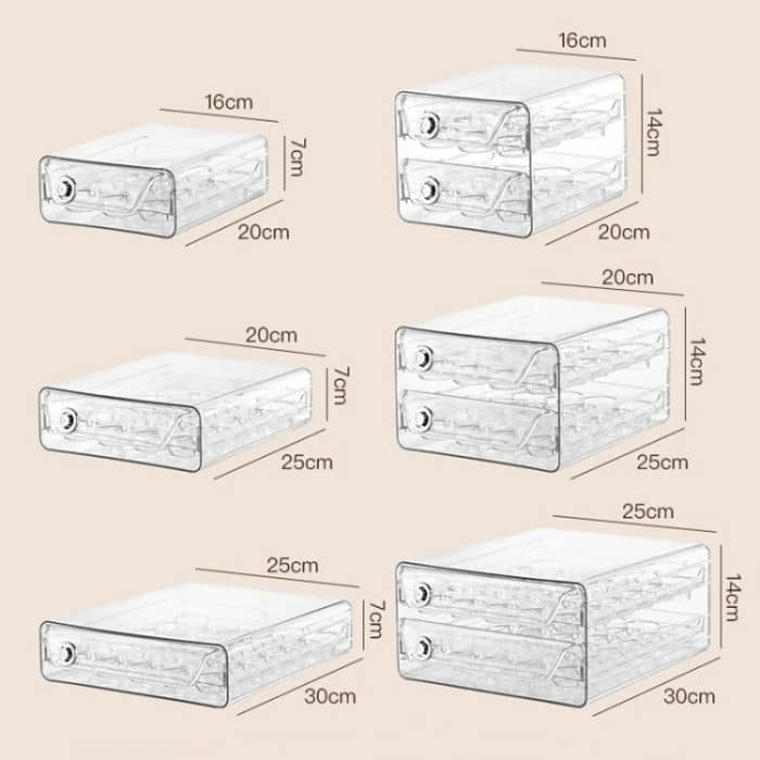 Eieraufbewahrungsbox PET Transparente Eierbox mit mehreren Spezifikationen, Middle Single Layer 12 Grid, Large Single Layer 20 Grid, Extra Large Single Layer 30 Grid, Middle Layer Double Layer 24 Grid, Large Double Layer 40 Grid... – Bild 2