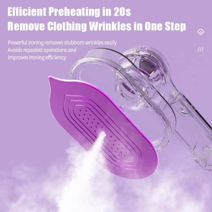 30 W Mini-Dampfgarer, drehbares, klappbares Eisen, Isolierung, Verbrühschutz, Kleidungsstück, EU Plug, US Plug – Bild 3
