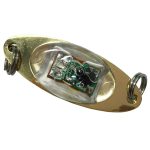 LED-Unterwasserköder-Fischwerkzeug, leuchtender Metall-Fischköder, 3.8G – Bild 3