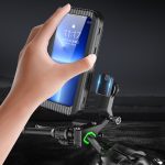 Fahrrad Motorrad Outdoor Sport Radfahren Handy wasserdichte Tasche, Handlebar With Rope, Rearview Mirror With Rope, Handlebar, Rearview Mirror – Bild 4