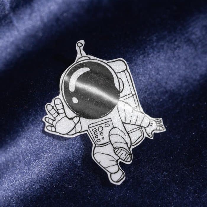 Für Phomemo M02 / M02S / M02Pro 3 Rollen / Packung 53 mm Anti-Trockenkleber-Thermoetiketten, White Glitter Full Transparent Bottom – Bild 6