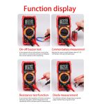 HABOTEST HT108L 600V 10A LCD Digital Multimeter DC Spannung Diode Freguency Multitester Strom Tester – Bild 6