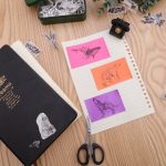 3 Rollen / Packung Phomemo für M02 / M02S / M02Pro 53 mm selbstklebende schwarze Thermoetiketten für Buchstabendrucker auf violetter / rosaroter / orangefarbener Unterseite – Bild 6