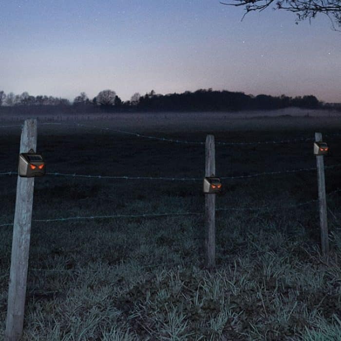 4 Stück/Box Solar-Tiervertreiber Wasserdichter Tiervertreiber mit rotem LED-Licht – Bild 7