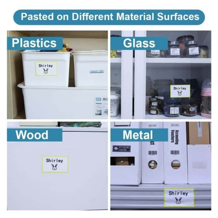 100 Stück/Rolle Phomemo für M110/M200-Drucker, 50 x 80 mm, Regenbogenrahmen, weiß, selbstklebendes Etikett – Bild 4