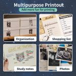 Für Phomemo M03-Serie, 3 Rollen/Packung, 80 mm x 3,5 m, 10 Jahre Thermo-selbstklebendes Schwarz-auf-Weiß-Druckpapier – Bild 5