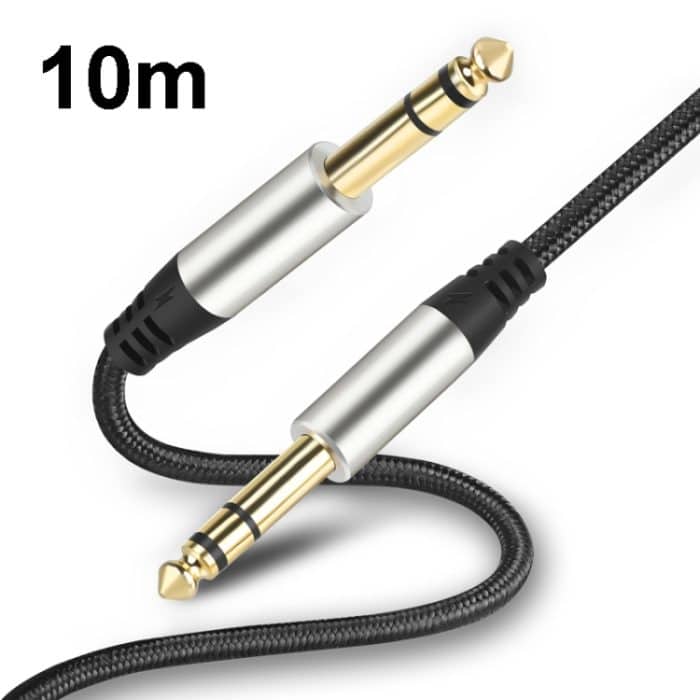 TBD0604128006A.jpg Audio-Mischpult, Verstärker, Trommel-Verbindungskabel, 6,35 mm Stecker auf Stecker, Audiokabel 28 AWG, Außendurchmesser: 4,0 mm, 1m, 1.5m, 2m, 3m, 5m, 10m – Bild 1
