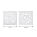 FASOLA 15 Stück/Beutel Waschbecken Einwegfilter Kanalisation Mund Vlies Bodenablauf Aufkleber, Small Hole, Large Hole – Bild 2