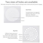 FASOLA 15 Stück/Beutel Waschbecken Einwegfilter Kanalisation Mund Vlies Bodenablauf Aufkleber, Small Hole, Large Hole – Bild 3