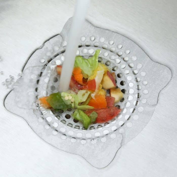 FASOLA 15 Stück/Beutel Waschbecken Einwegfilter Kanalisation Mund Vlies Bodenablauf Aufkleber, Small Hole, Large Hole – Bild 8