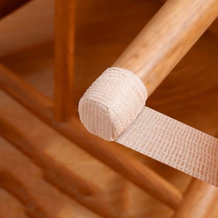 Nicht gewebte, selbstklebende, rutschfeste Fußaufkleber für Stühle, universelle Tisch- und Bankbeinpolster, 2.5 x 450cm – Bild 11