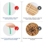 Fawnmum 150 Stück/Box Silikon Interdentalbürsten Zahnbürsten Zahnreinigung Zahnfleisch – Bild 6