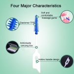 40 Stück/Box Silikon-Interdentalbürste, Mundreinigungs-Lückenbürste, 40pcs /Box (Green), 40pcs /Box (Blue) – Bild 5