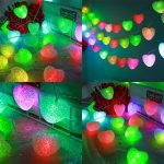 1,2 m LED-Liebes-Blinklichterkette, wasserdichte Batteriebox-Dekorationslichter – Bild 4