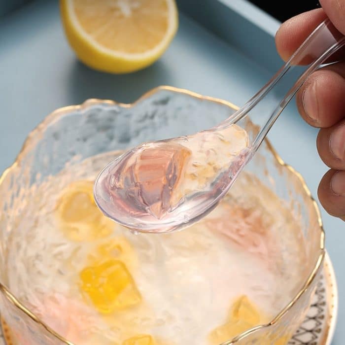 100 Stück/Packung, 12 cm, Einweg-Kunststoff-Mahlzeitenlöffel, Fast-Food-Suppenkelle – Bild 6