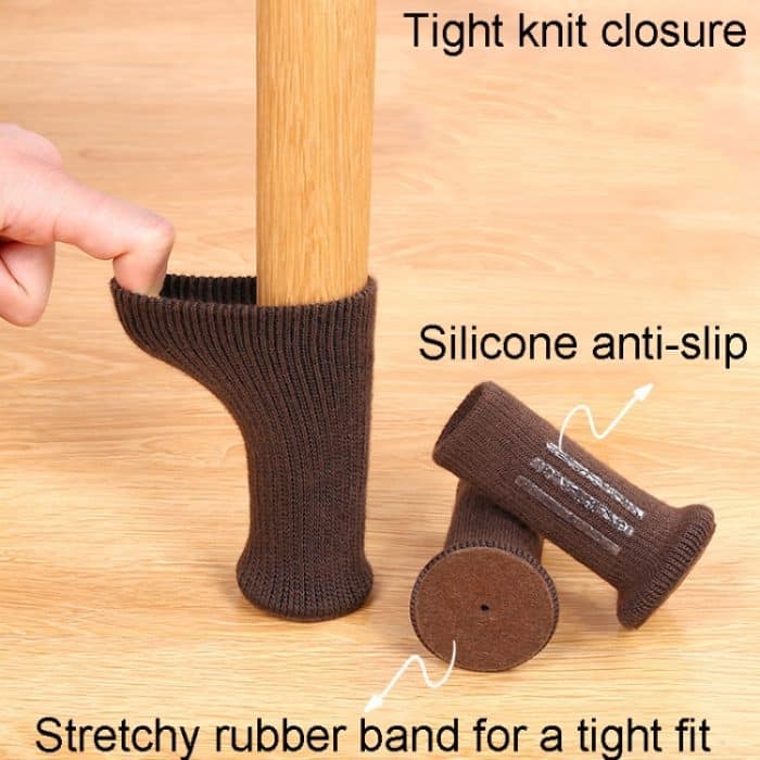 Rutschfeste Tisch- und Stuhlschoner, geräuschlose und verschleißfeste Tischpolster, 4pcs /Set, 16pcs /Set – Bild 7