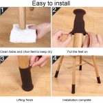 Rutschfeste Tisch- und Stuhlschoner, geräuschlose und verschleißfeste Tischpolster, 4pcs /Set, 16pcs /Set – Bild 10