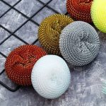 Abnehmbare Reinigungsdrahtkugel für Küchentopf und Spülbürste – Bild 3