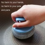 Abnehmbare Reinigungsdrahtkugel für Küchentopf und Spülbürste – Bild 7