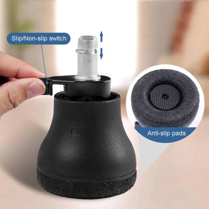 Computerstuhl-Rollenkissen, rutschfeste, umschaltbare Gleitrolle – Bild 6