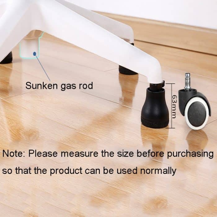 Computerstuhl-Rollenkissen, rutschfeste, umschaltbare Gleitrolle – Bild 8