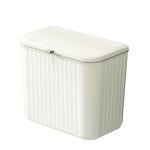 Hängender 7-Liter-Mülleimer für die Küche mit verschiebbarem Deckel und Mülleimer unter der Spüle, 7L