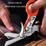 Multifunktionale Outdoor-Erste-Hilfe-Ausrüstung, faltbare Gadget-Schere – Bild 5