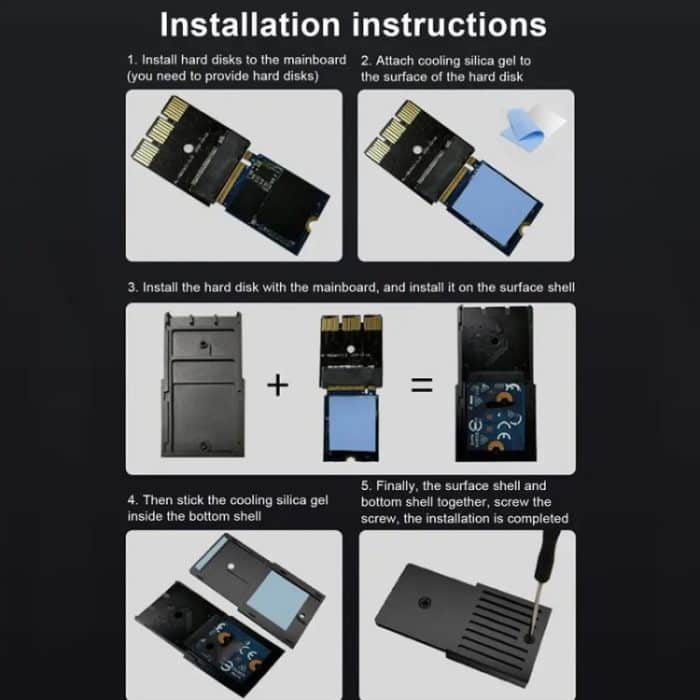 AOLION für XBOX Series X/S Speichererweiterungskarte SDD Host HDD Konverter Box – Bild 7