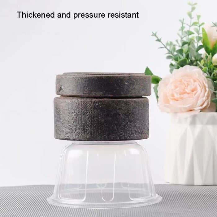 HEJIAHAO Einwegschüssel in Lebensmittelqualität, runde, verdickte, transparente Kunststoffschüssel, 18pcs /Pack – Bild 4