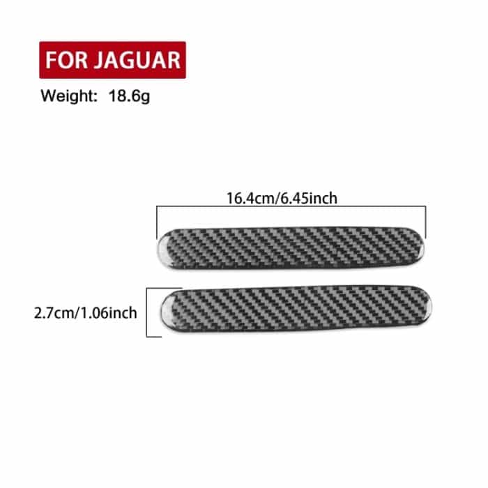 Für Jaguar F-TYPE 2013+ Universal-Außentürgriffaufkleber für Links- und Rechtsantrieb – Bild 3