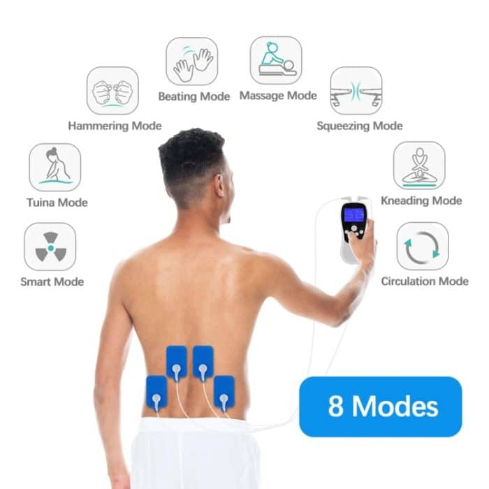 Multifunktionales Heim-Niederfrequenz-Puls-Meridian-Physiotherapie-Massageinstrument, White Standard, White Upgrade, Blue Standard, Blue Upgrade – Bild 7