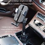 Auto-Mittelkonsolen-Wasserbecherhalter, verstellbarer Handyhalter – Bild 6