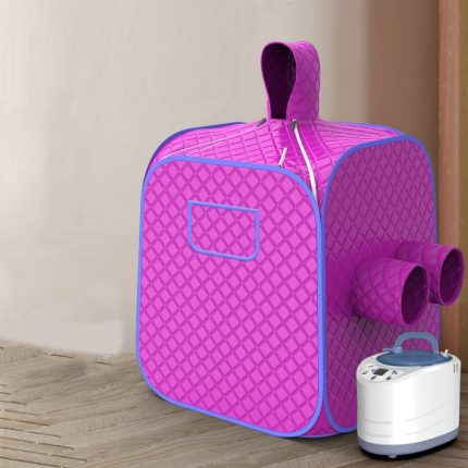 Tragbares Dampfsauna-Spa für zwei Personen mit Topfset, Gewichtsverlust-Haut-Spa-Maschine, US Plug 110V, EU Plug 220V, UK Plug 220V