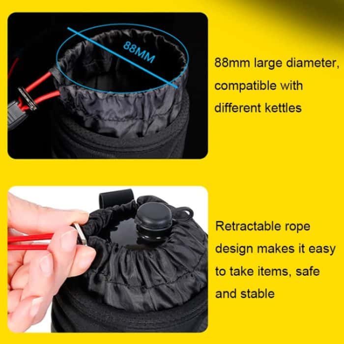 WILD MAN R1 1L Mountainbike-Wasserflaschentasche, Roller-Lenker-Werkzeugset, Dark Grey, Black Red, Black Green, Dark Blue – Bild 9