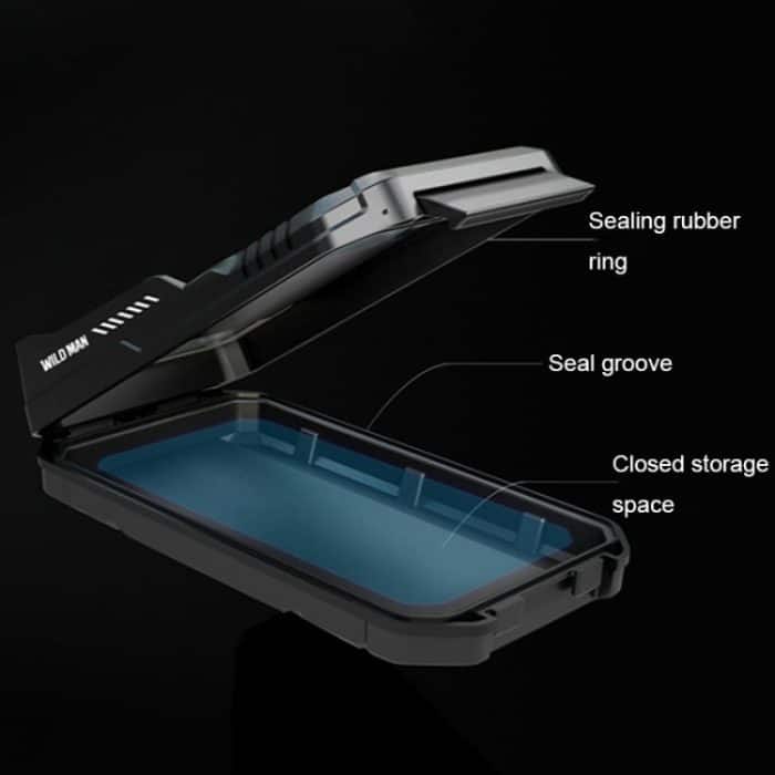 WILD MAN FK2 0,6L Fahrrad wasserdichte Handy-Aufbewahrungsbox Lenker Telefon Navigation Halter, FK2 – Bild 10