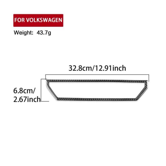 Für Volkswagen Sagitar 2019-2023 Linkslenker Zentralsteuerung Air Outlet Aufkleber – Bild 3