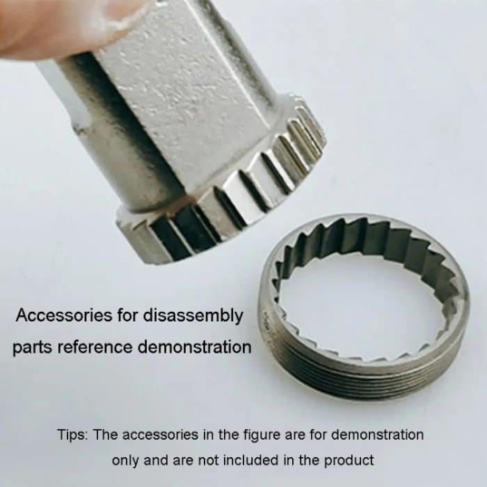 DT 3-Klinken-Ratschen-Entfernungswerkzeug DT370 Nabengewindering 1800/1900 Radsatz-Demontage, BIKERSAY BT051B – Bild 7