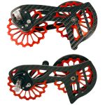 Kohlefaser-Führungsrad für Rennrad-Fahrradlager-Schaltwerk-Führungsrad-Teile, SD1 Black, SD1 Red, SD2 Black, SD2 Red, SD3 Black, SD3 Red, SD4 Black, SD4 Red, SD5 Black, SD5 Red, SD6 Black, SD6 Red – Bild 2
