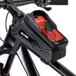 WILD MAN M30 1L Hartschalen-Mountainbike-Frontträgertasche, TPU-Touchscreen-Fahrradausrüstungstasche, M30 (Black), M30 (Black Red) – Bild 10